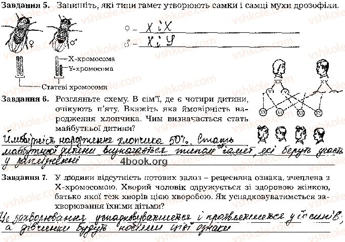 фото задание стр79 - тема 5. закономірності успадкування ознаки