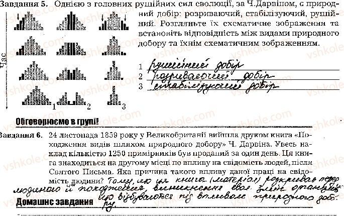 фото задание стр95 - тема 6. еволюція органічного світу