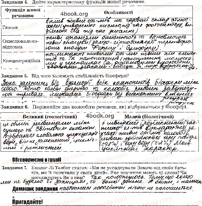 фото задание стр117 - тема 8. надорганізмові біологічні системи