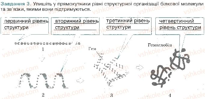 фото задание ст11завд3 - хімічний склад клітини та біологічні молекули
