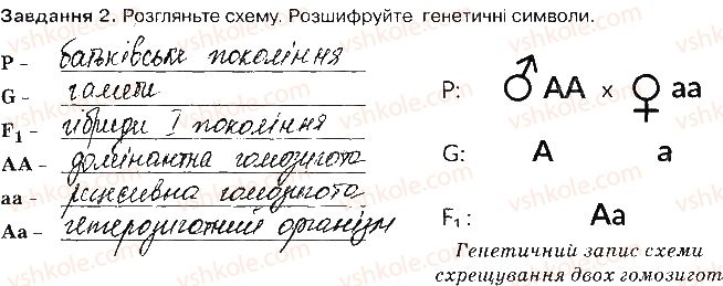 фото задание ст65завд2 - закономірності успадкування ознак