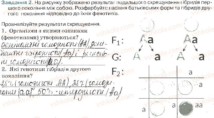 фото задание ст66завд2 - закономірності успадкування ознак