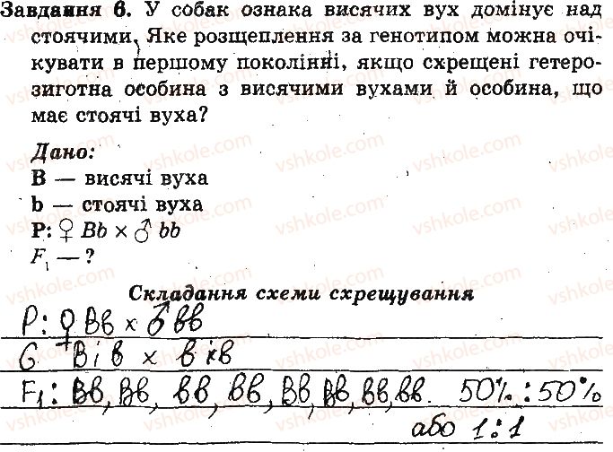 фото задание 6 - варіант 1 - практична робота № 3. складання схем схрещування - практичні роботи