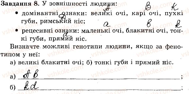 фото задание 8 - варіант 1 - практична робота № 3. складання схем схрещування - практичні роботи