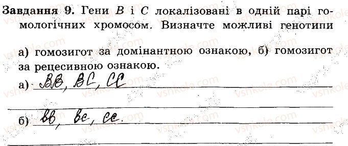 фото задание 9 - варіант 1 - практична робота № 3. складання схем схрещування - практичні роботи