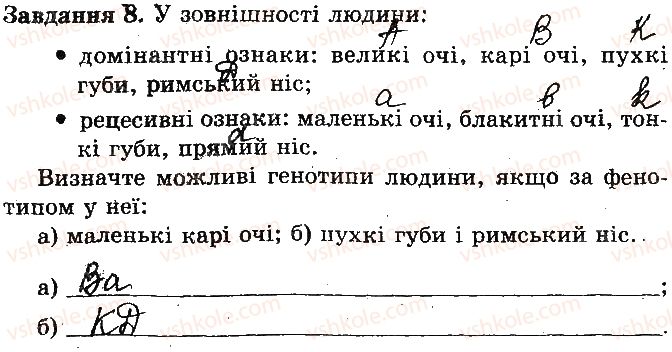 фото задание 8 - варіант 2 - практична робота № 3. складання схем схрещування - практичні роботи