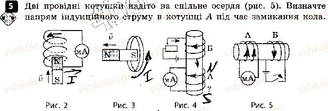 фото задание 5 - варіант 1 - контроль теоретичних знань 2. явище електромагнітної індукції - контроль теоретичних знань