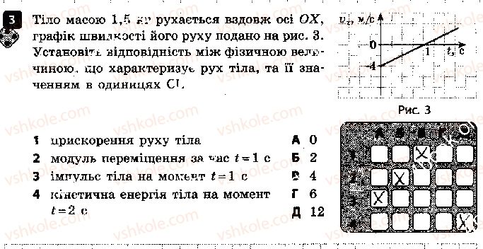 фото задание 3 - варіант 2 - контрольна робота 5. рух і взаємодія - контрольні роботи