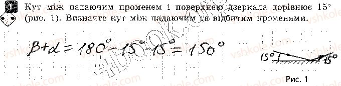 фото задание 1 - варіант 1 - практичний тренінг 2. закони відбивання світла - практичний тренінг