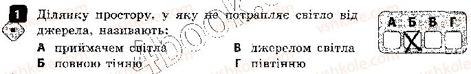 фото задание 1 - варіант 1 - самостійна робота 2. світлові явища - самостійні роботи