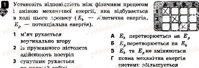 фото задание 1 - варіант 2 - самостійна робота 9. механічна енергія - самостійні роботи