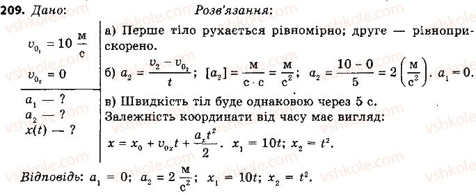 фото задание 209 - розділ 5. рух і взаємодія. закони збереження