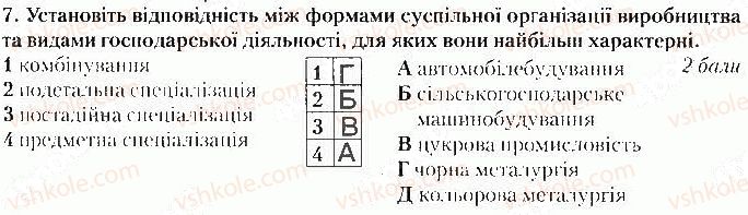 фото задание 7 - варіант 1 - тематичний контроль № з. розділ iii. вторинний сектор - вкладиш. зошит тематичний контроль