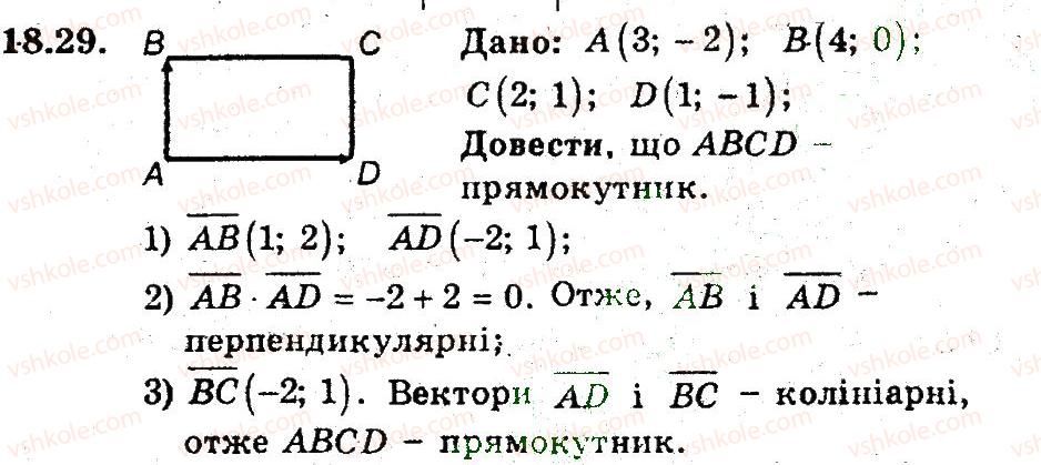 фото задание 29 - 18. скалярний добуток векторів - § 5. вектори