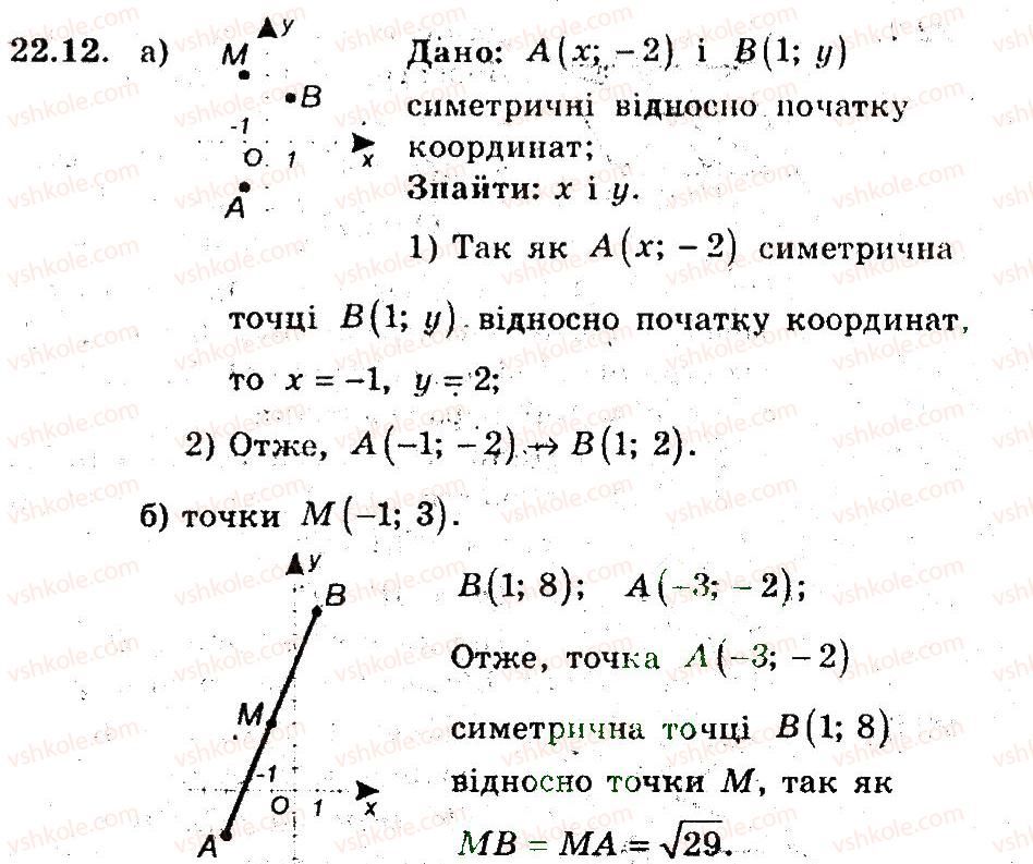 фото задание 12 - 22. центральна симетрія - § 6. перетворення фігур