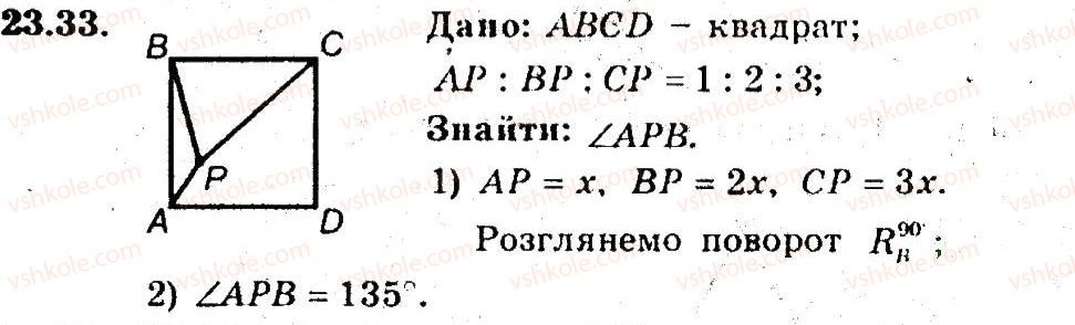 фото задание 33 - 23. поворот - § 6. перетворення фігур