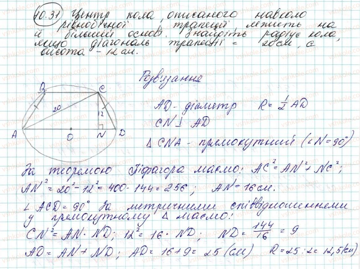 фото задание 31 - 10. рівняння прямої - § 3. декартові координати на площині