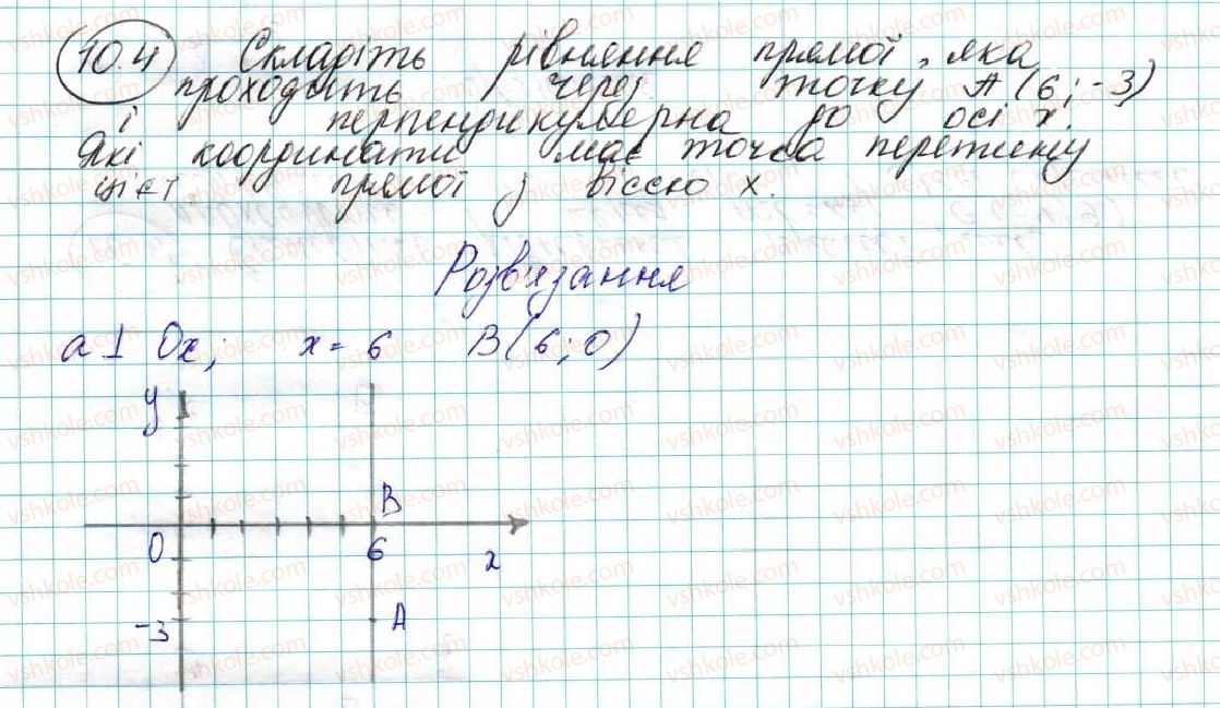 фото задание 4 - 10. рівняння прямої - § 3. декартові координати на площині