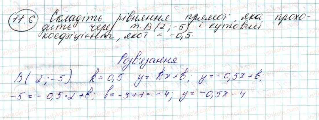 фото задание 6 - 11. кутовий коефіцієнт прямої - § 3. декартові координати на площині