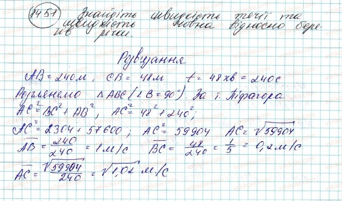 фото задание 51 - 14. додавання і віднімання векторів - § 4. вектори