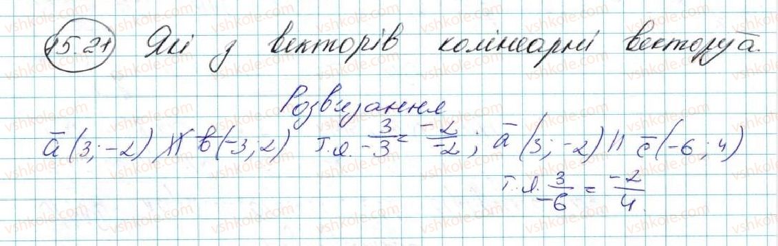 фото задание 21 - 15. множення вектора на число - § 4. вектори