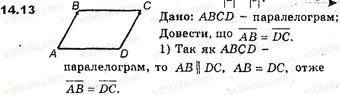 фото задание 13 - 14. поняття вектора - § 5. вектори
