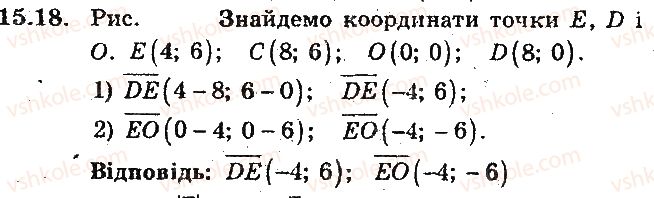 фото задание 18 - 15. координати вектора - § 5. вектори