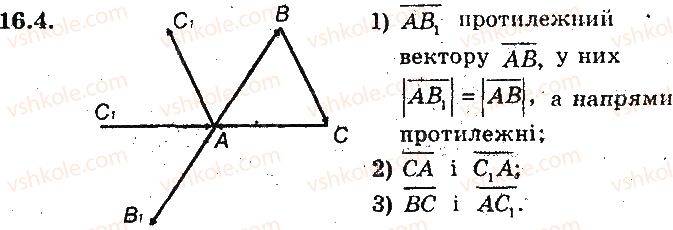 фото задание 4 - 16. додавання і віднімання векторів - § 5. вектори