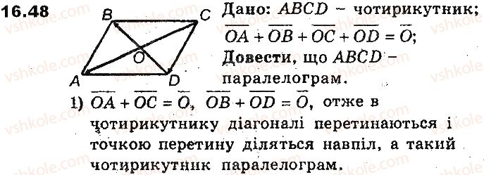 фото задание 48 - 16. додавання і віднімання векторів - § 5. вектори