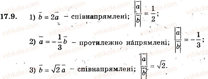 фото задание 9 - 17. множення вектора на число. застосування векторів до розв’язування задач - § 5. вектори