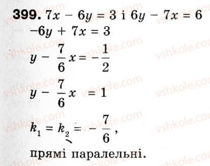 фото задание 399 - 11. кутовий коефіцієнт прямої - § 3. декартові координати на площині