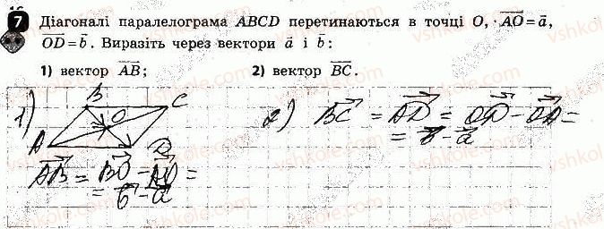 фото задание 7 - варіант 1 - контрольна робота № 2. вектори на площині - контрольні роботи