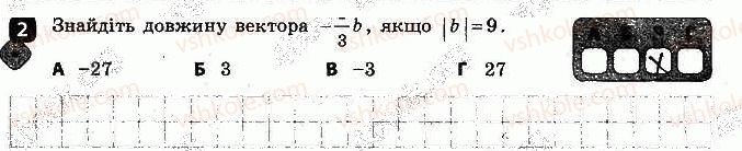 фото задание 2 - варіант 2 - контрольна робота № 2. вектори на площині - контрольні роботи
