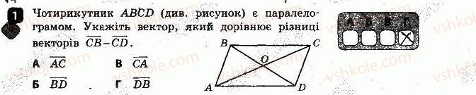 фото задание 1 - варіант 2 - самостійна робота № 4. додавання і віднімання векторів - самостійні роботи