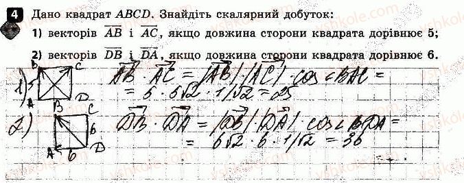 фото задание 4 - варіант 1 - самостійна робота № 5. скалярний добуток - самостійні роботи