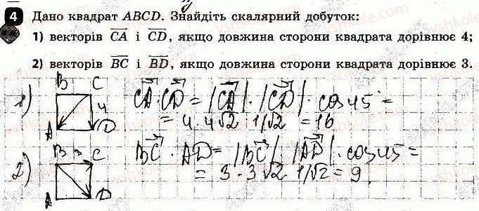фото задание 4 - варіант 2 - самостійна робота № 5. скалярний добуток - самостійні роботи