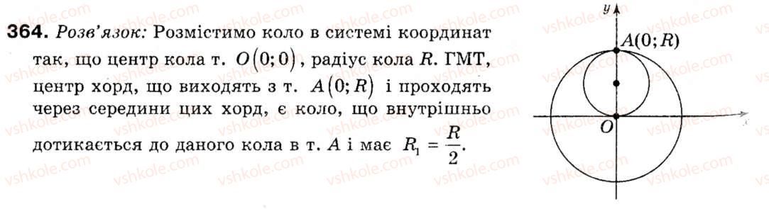 фото задание 364 - § 10. метод координат - розділ 3. декартові координати на площині