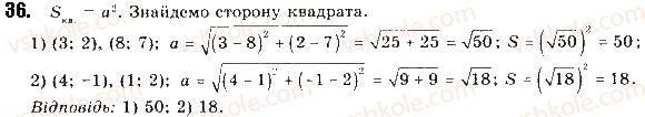 фото задание 36 - § 1. декартові координати на площині - розділ 1. метод координат на площині