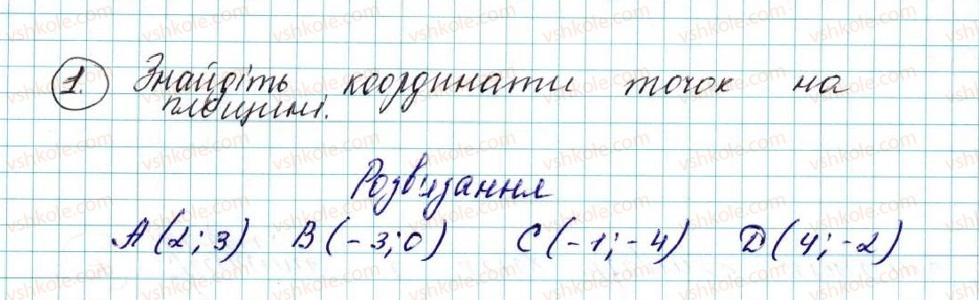 фото задание 1 - § 1. координатна площина - розділ 1. метод координат на площині