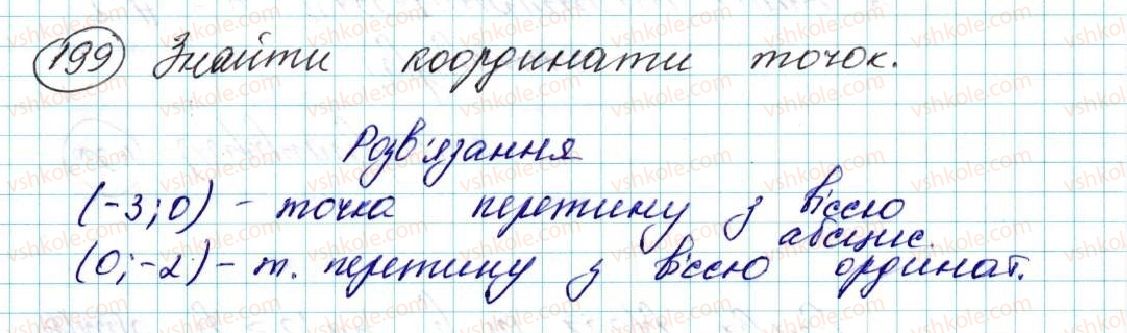 фото задание 199 - вправи для повторення розділу 1 - розділ 1. метод координат на площині