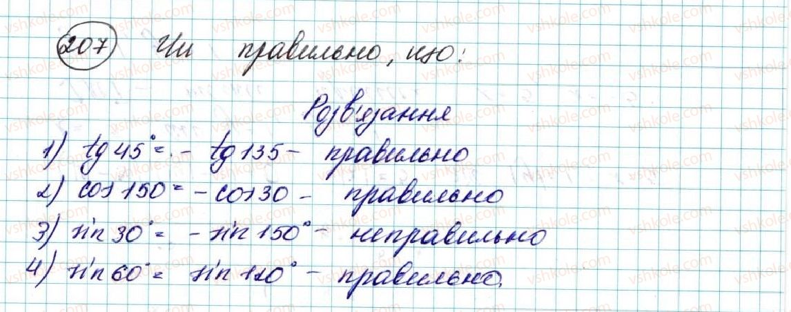 фото задание 207 - вправи для повторення розділу 1 - розділ 1. метод координат на площині