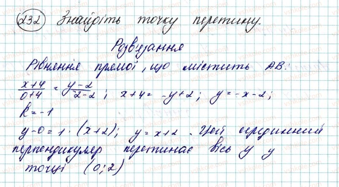 фото задание 232 - вправи для повторення розділу 1 - розділ 1. метод координат на площині