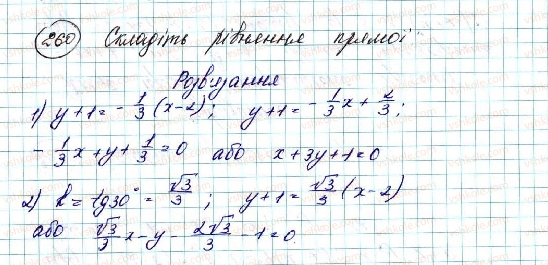 фото задание 260 - вправи для повторення розділу 1 - розділ 1. метод координат на площині