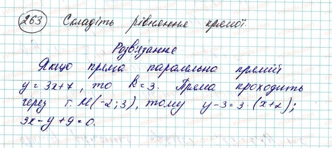 фото задание 263 - вправи для повторення розділу 1 - розділ 1. метод координат на площині