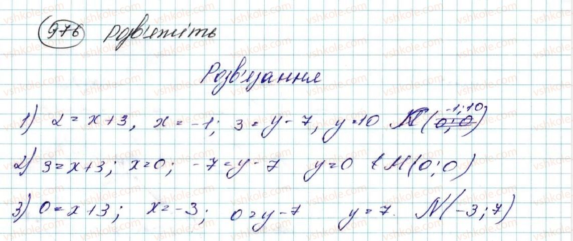 фото задание 976 - § 22. паралельне перенесення - розділ 5. геометричні перетворення