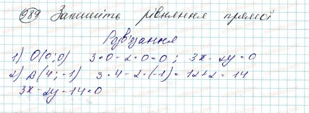 фото задание 989 - § 22. паралельне перенесення - розділ 5. геометричні перетворення