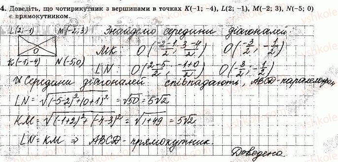 фото задание 4 - варіант 4 - с-1. координатна площина - самостійні роботи