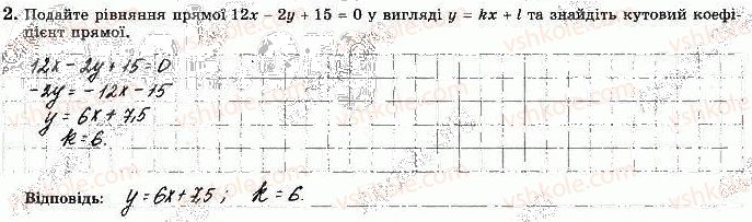 фото задание 2 - варіант 1 - с-2. рівняння кола - самостійні роботи