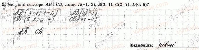 фото задание 2 - варіант 2 - с-3. вектор. модуль і напрям вектора - самостійні роботи
