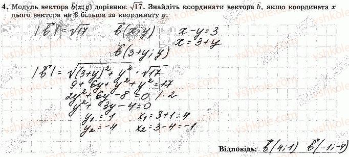 фото задание 4 - варіант 2 - с-3. вектор. модуль і напрям вектора - самостійні роботи